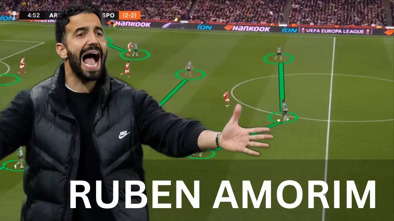 Rúben Amorim: de hoofdmanager van Liga Portugal voetbal